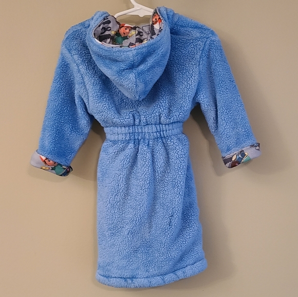 Disney Handy Manny blue plush hooded robe - Picture 2 of 5